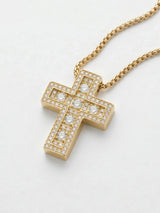 【PREMIUM JEWELRY】ストーンクロスネックレス