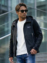 ナイロンアームロゴブルゾン