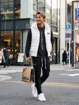 ニット切替ベスト