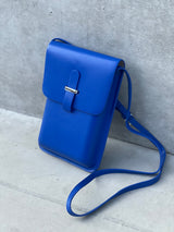 レザータッチスクエアーショルダーバック