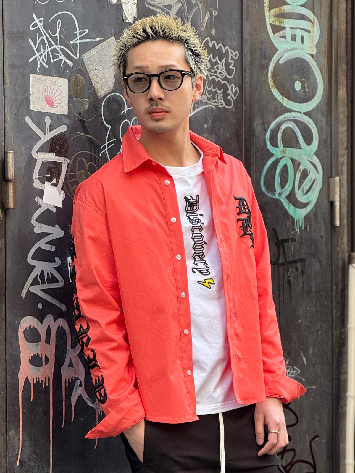 シャツ　エンブロイダリーシャツ　THRIFTY LOOK 別注】＜THRIFTY LOOK＞エンブロイダリー シャツ （シャツ