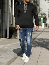 MIDブルーダメージデニム