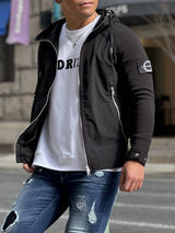 ナイロン切り替えテックブルゾン