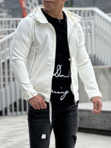 ナイロン切り替えテックブルゾン