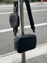 ミニポーチ付きボディバッグ