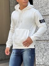 ワッペン裏起毛パーカー