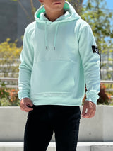 ワッペン裏起毛パーカー