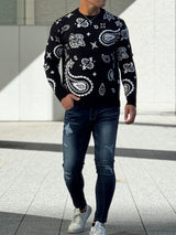 ペイズリーニット【SALE】