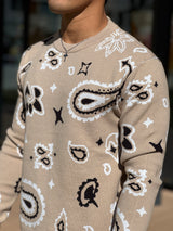 ペイズリーニット【SALE】