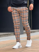 ビッグベージュチェックスキニー