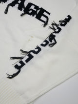 ダメージフリンジセーター