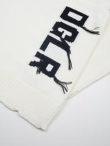 ダメージフリンジセーター