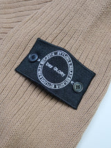 ワッペンリブクルーニット