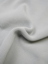 畦編みタートルネックセーター