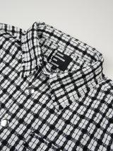 ツイードチェックシャツ