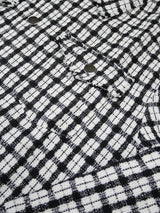 ツイードチェックシャツ