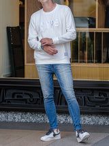 プレーンウォッシングデニムパンツ