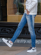 プレーンウォッシングデニムパンツ