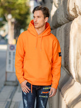 ワッペン裏起毛パーカー