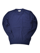 カシミアタッチクルーニット