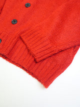 モヘアカーディガン