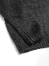 モヘアクルーニット