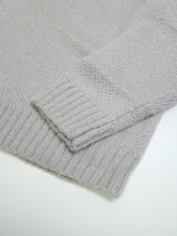 モヘアクルーニット