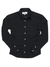 梨地プレーンシャツ