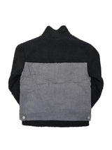 デニム切替ボアブルゾン