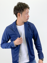 縮緬ストレッチシャツ