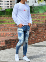 グラデーションロゴスウェットプル