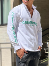 ジップアップトレーナー