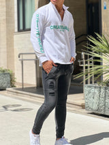 ジップアップトレーナー