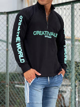 ジップアップトレーナー