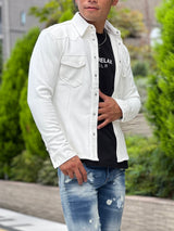 スウェードシャツ