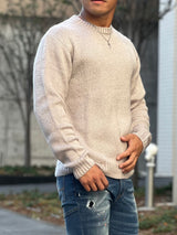 モヘアクルーニット