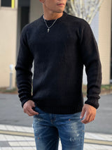 モヘアクルーニット