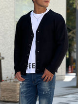 モヘアカーディガン