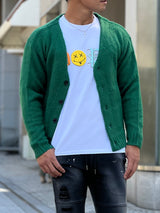 モヘアカーディガン