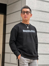 ぼかしロゴトレーナー