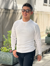 エンボスクルーニット