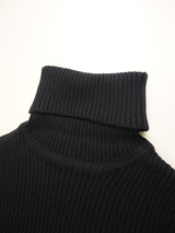 二重ウスタートルニット