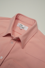 梨地プレーンシャツ