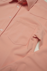 梨地プレーンシャツ