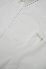 梨地プレーンシャツ