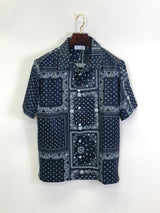 バンダナ柄半袖シャツ