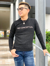 エンボスネップニット