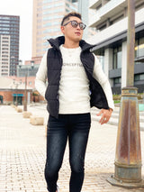 エンボスネップニット