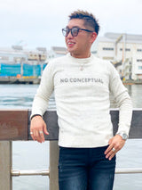 エンボスネップニット