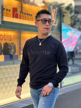 エンボスクルーニット